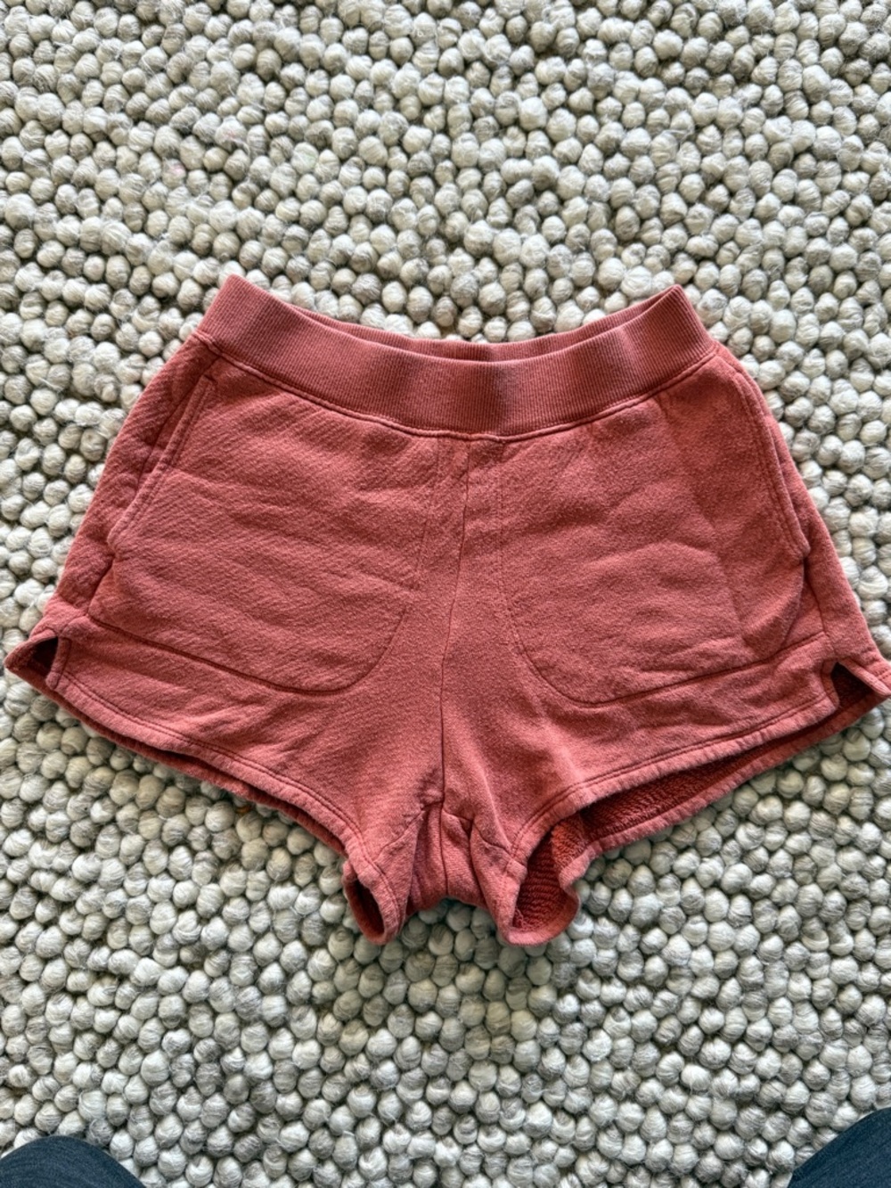 Madewell MWL Airyterry stitched pocket sweat shorts